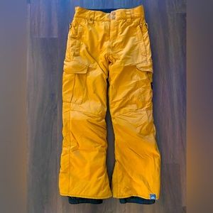 Boys quicksilver, snowboarding, pants, size large or 12